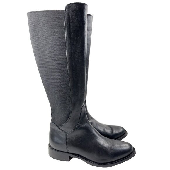 Aquatalia Neda Tall Weatherproof Stretch Knee High Boots Women's Size 7.5M - Picture 1 of 12